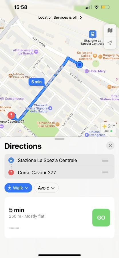 Ferienwohnung Casa Di Esti La Spezia Exterior foto